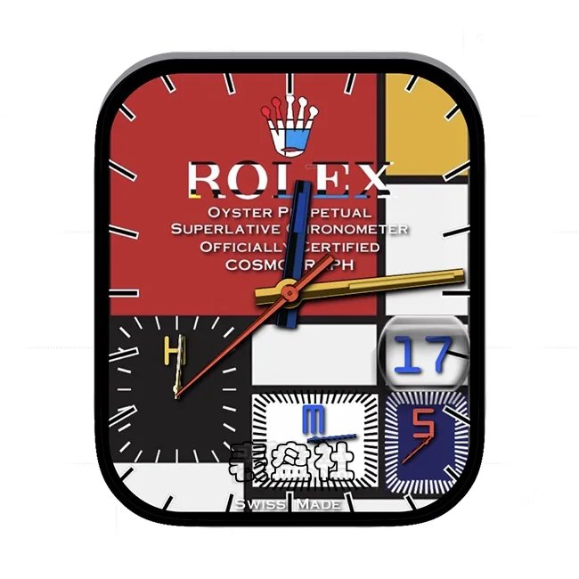 ROLEX劳力士多色三盘式年历指针表盘