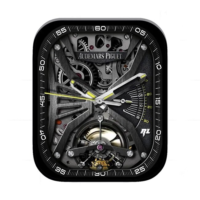 AUDEMARS FIGUET爱彼炭黑色齿轮机械指针UItra专用表盘