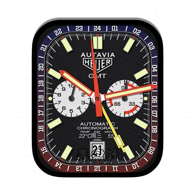 TAG-HEUER泰格豪雅双盘式年历指针UItra专用表盘