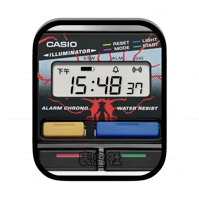 CASIO卡西欧小方屏时间经典表盘