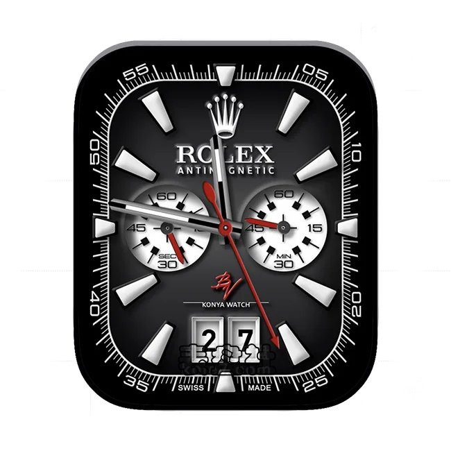 ROLEX劳力士炭黑色双盘式年历指针Ultra专用表盘