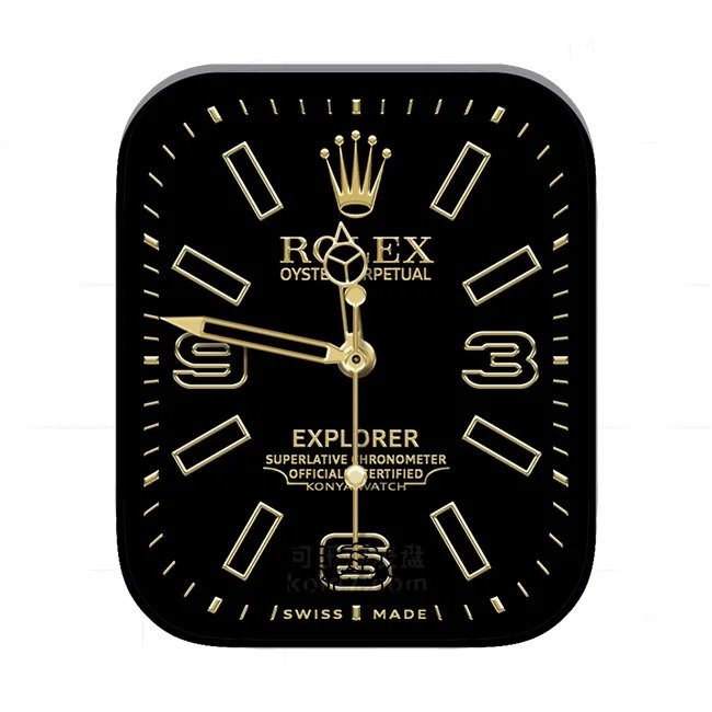ROLEX劳力士黄金色数字金属指针Ultra专用表盘