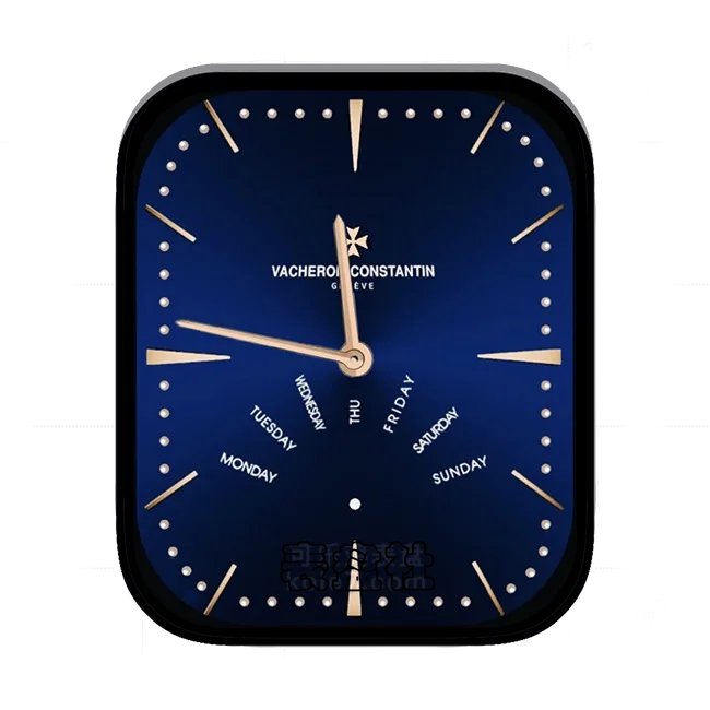 VacheronConstantin江诗丹顿蓝色底金属指针UItra专用表盘