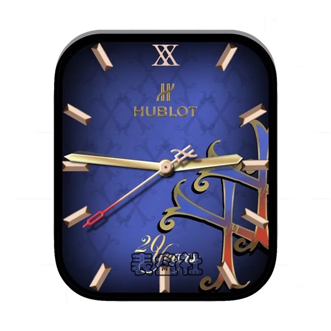 Hublot宇舶铜蓝色金属指针简约表盘