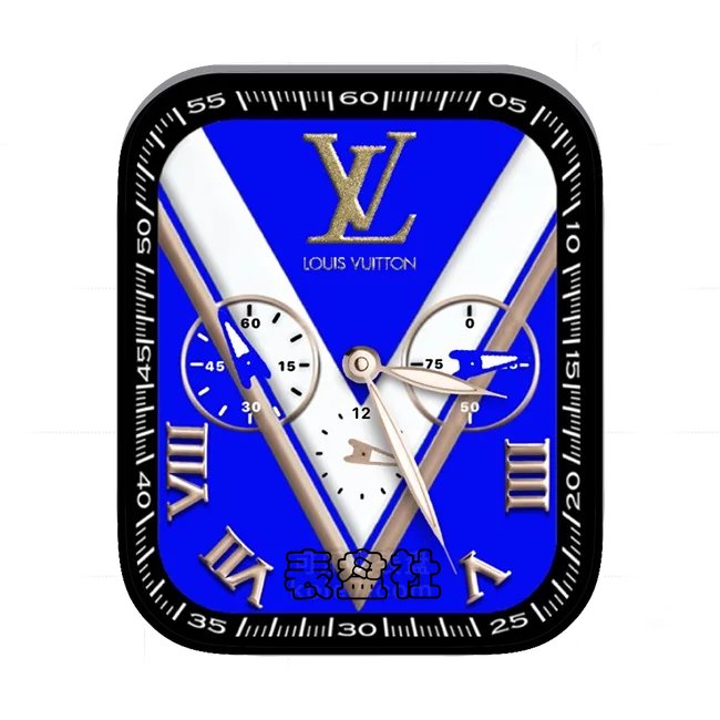 LOUIS VUITTON路易威登蓝白色双盘式UItra专用表盘