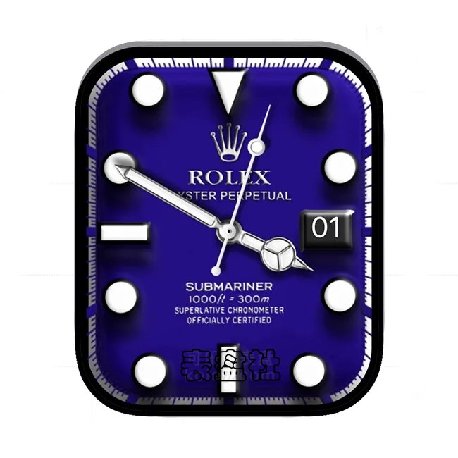 ROLEX劳力士深蓝色年历指针简约表盘