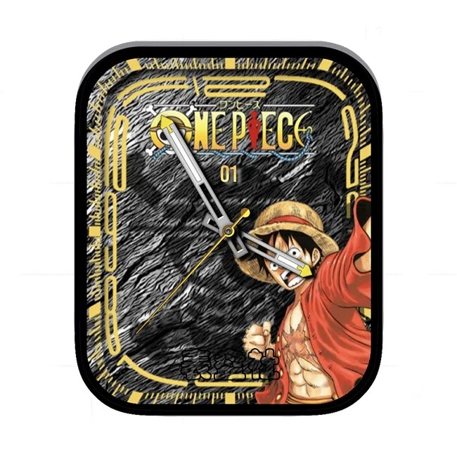 NEPECE海贼王角色人物炭黑黄年历指针表盘