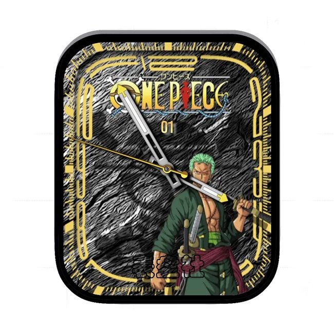 NEPECE海贼王角色人物炭黑黄年历指针表盘
