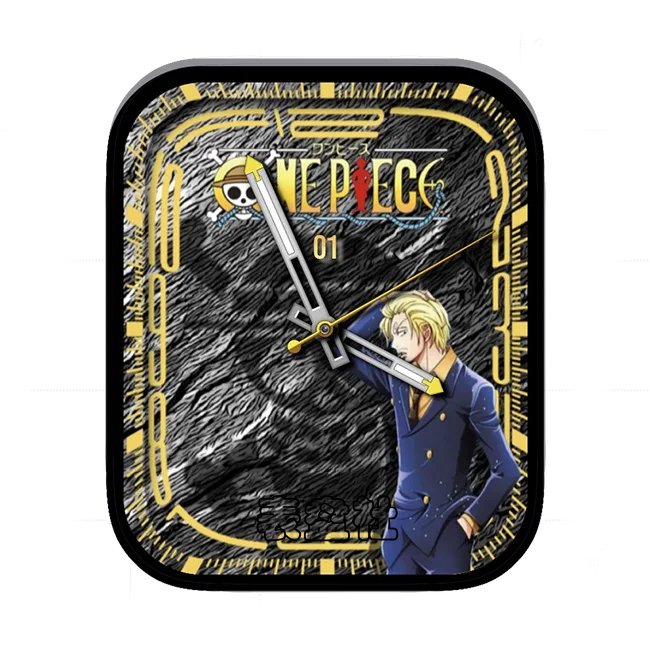 NEPECE海贼王角色人物炭黑黄年历指针表盘