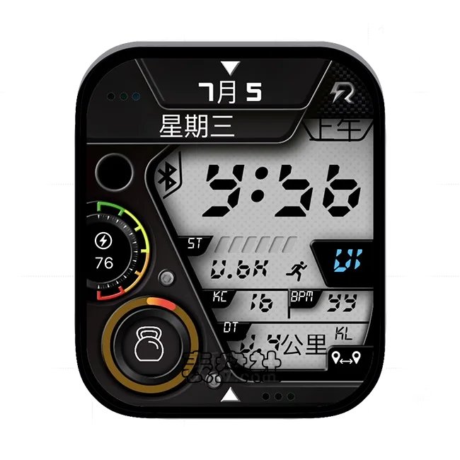 RLMade 日期时间里程.jpg表盘
