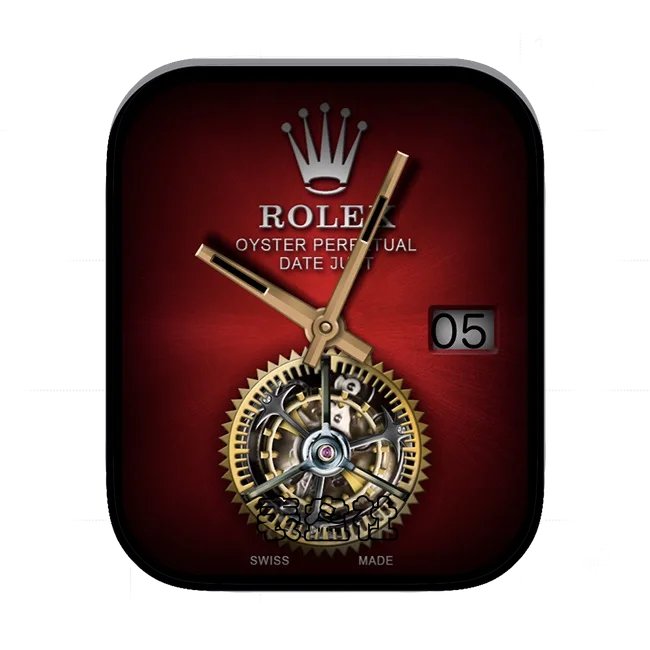 ROLEX劳力士玫瑰红齿轮机械陀飞轮年历指针表盘