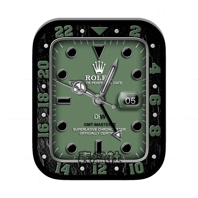 ROLEX劳力士炭黑绿年历指针表盘