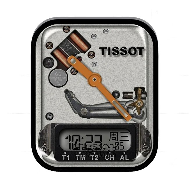 TISSOT天梭日期时间机械表盘