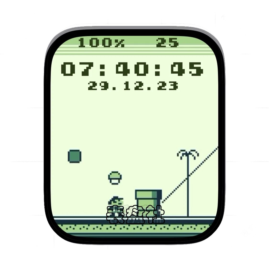 经典马里奥小游戏简约苹果iwatch表盘