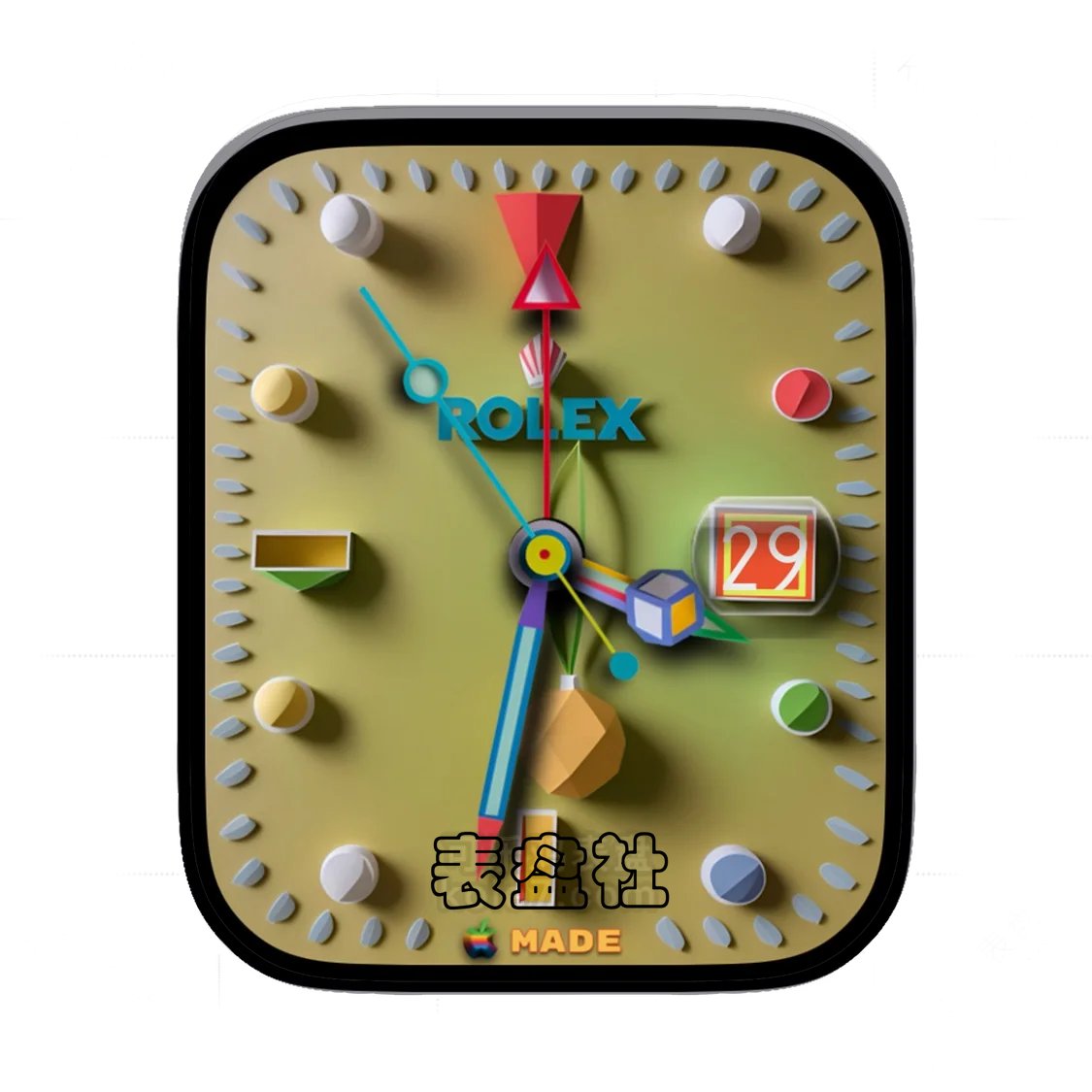 ROLEX劳力士3D元素格林尼治型年历24小时表盘