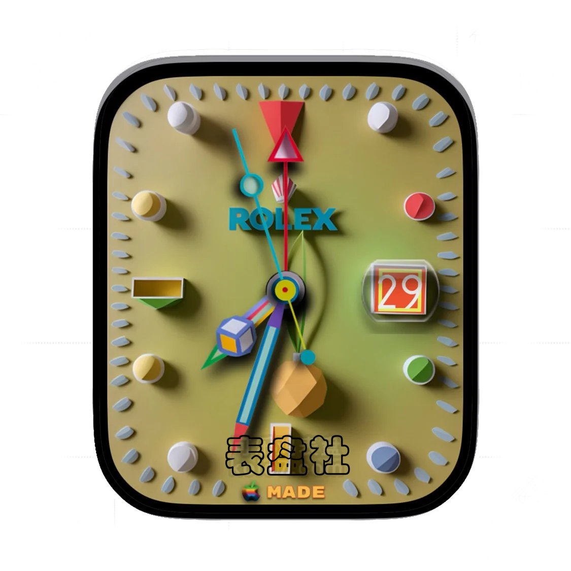 ROLEX劳力士3D元素格林尼治型年历12小时表盘