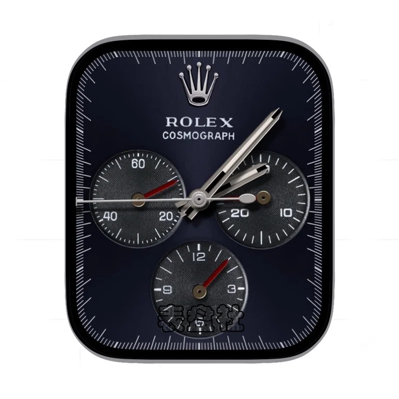 ROLEX劳力士暗紫三盘日历表盘