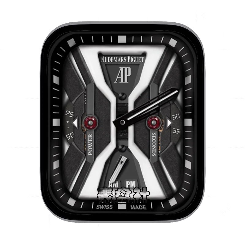 audemarspiguet爱彼灰白黑磨砂异形表盘
