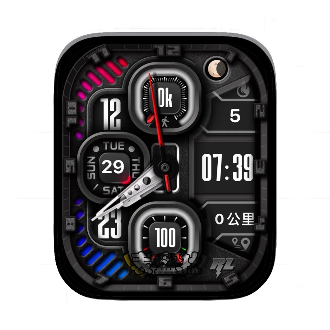 RL绚丽多功能显示UItra专用表盘.clock&clock2 68767