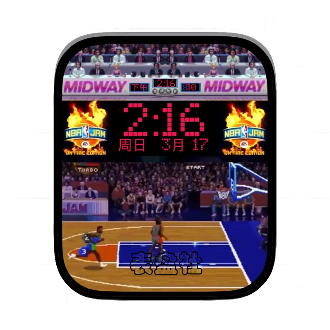 NBA经典小游戏苹果iwatch表盘