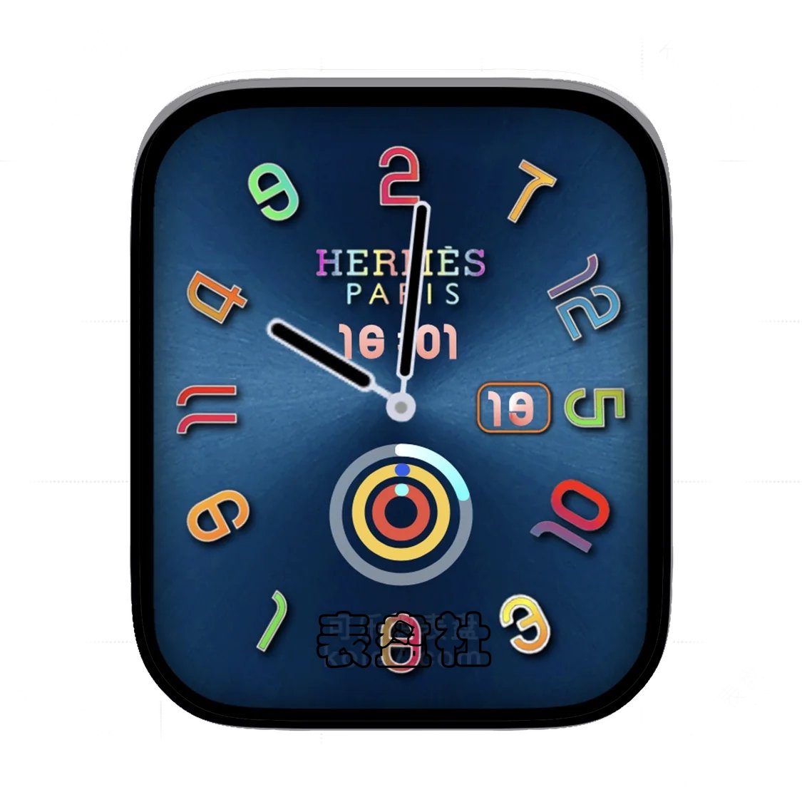 Hermes爱马仕非正常顺序彩虹数字表盘