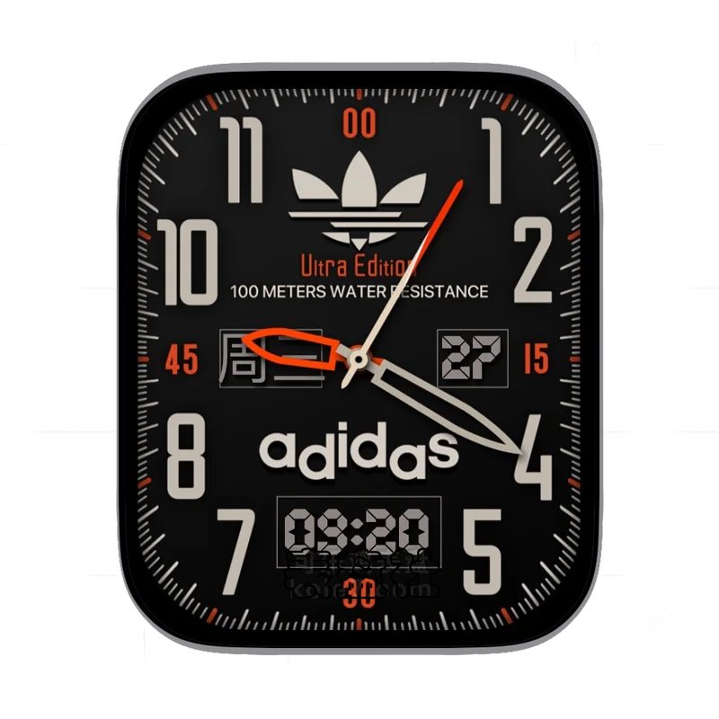 Adidas阿迪达斯三叶草标志Ultra专用表盘
