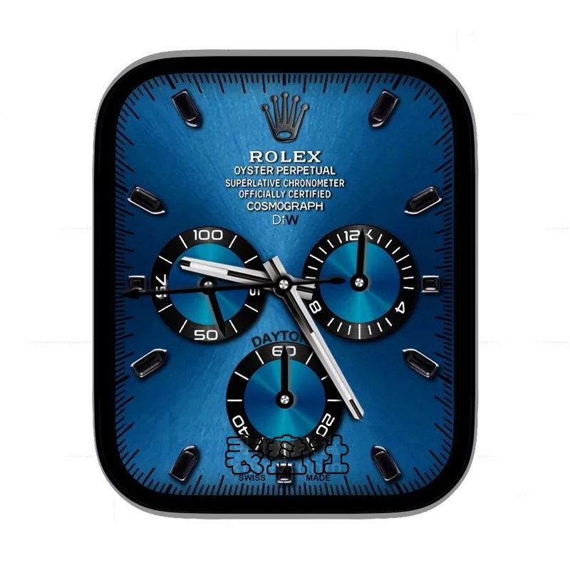 rolex劳力士深蓝三盘经典传统表盘