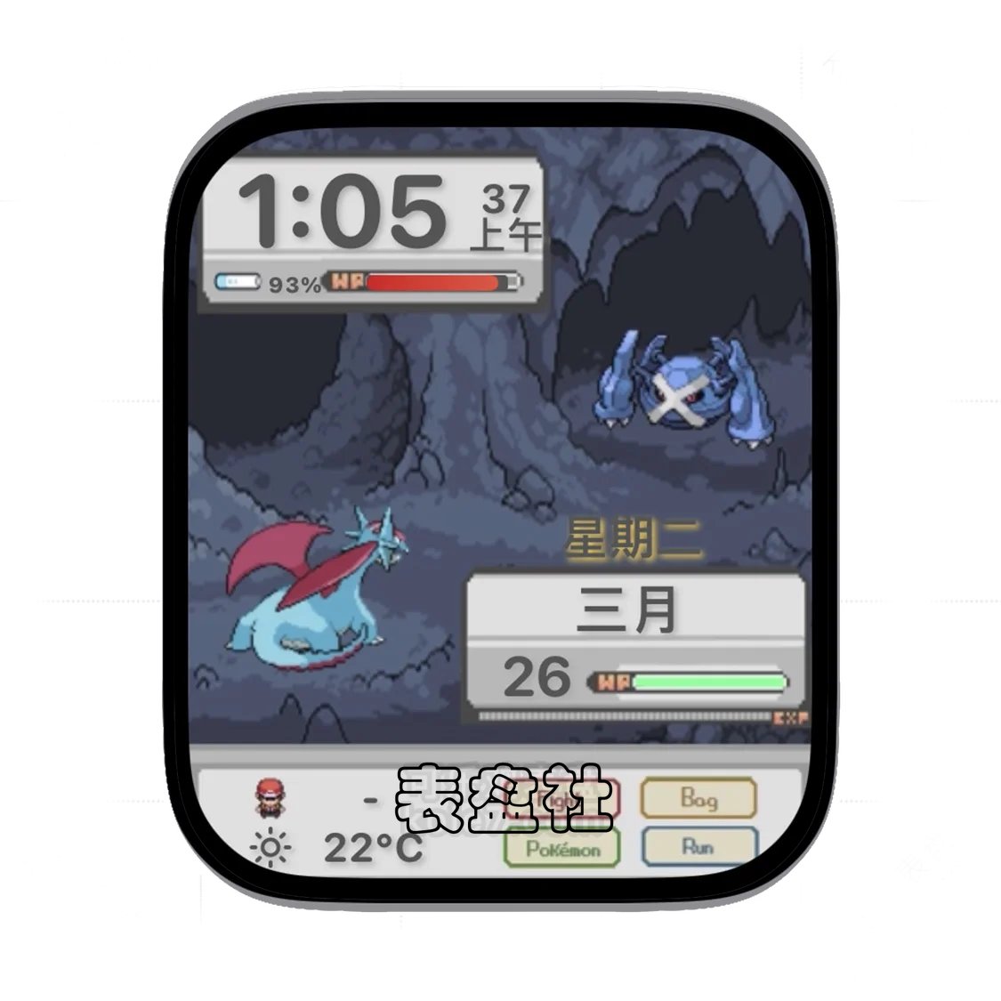 宝可梦大集结之暴飞龙与巨金怪对决表盘