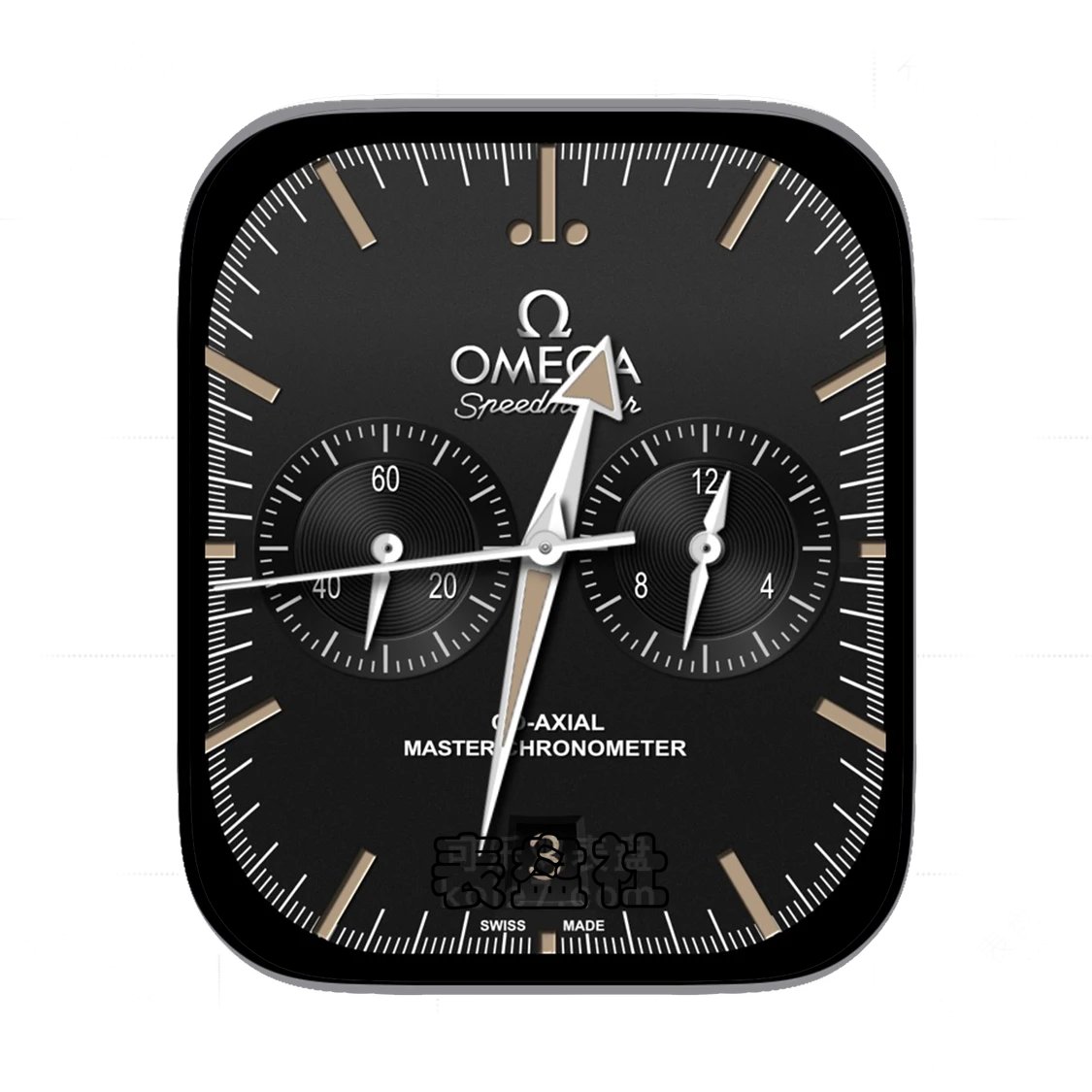 OMEGA欧米茄灰黑双盘式Ultra专用表盘