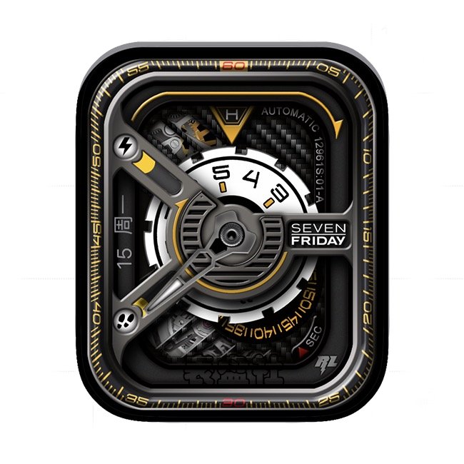 SEVENFRIDAY七个星期五日期年历机械表盘