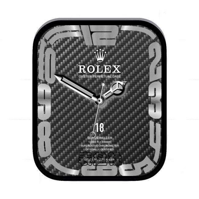 ROLEX劳力士炭灰黑数字年历指针表盘