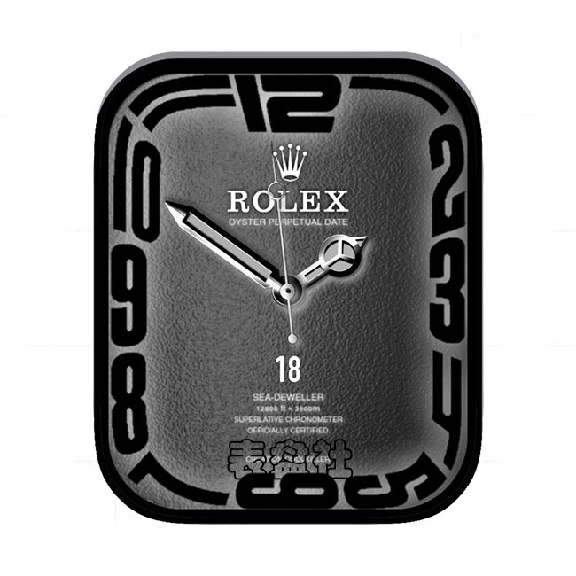 ROLEX劳力士炭灰黑数字年历指针表盘