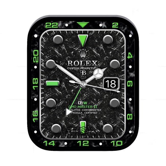 ROLEX劳力士黑绿数字年历指针表盘