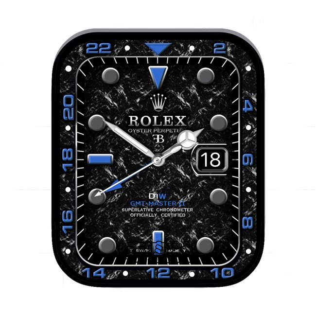 ROLEX劳力士黑蓝色年历指针表盘