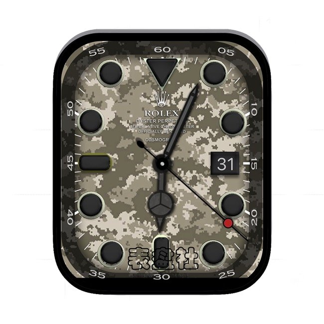 ROLEX劳力士军绿色年历指针UItra专用表盘