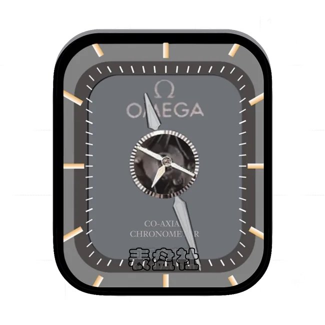 OMEGA欧米茄浅灰色简约表盘