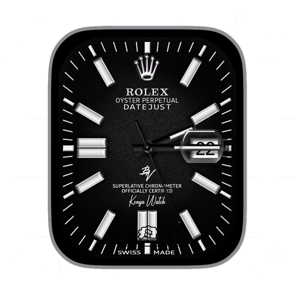 Rolex Datejust劳力士蚝式恒动日志型磨砂酷黑年历Ultra专用表盘