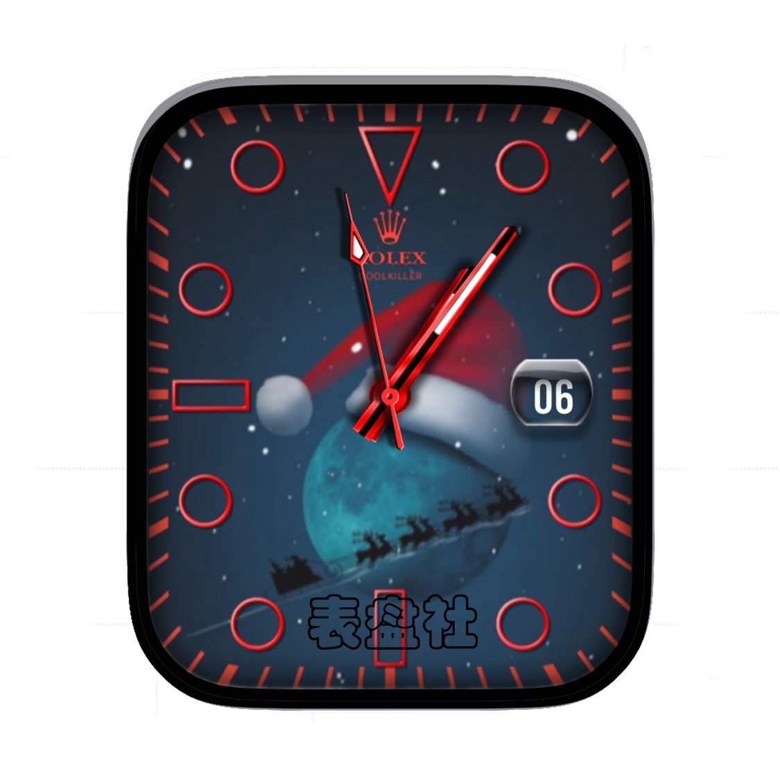 ROLEX劳力士圣诞节星球年历指针表盘