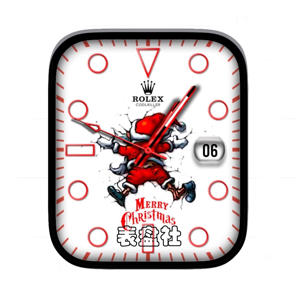 ROLEX劳力士圣诞老人年历指针表盘