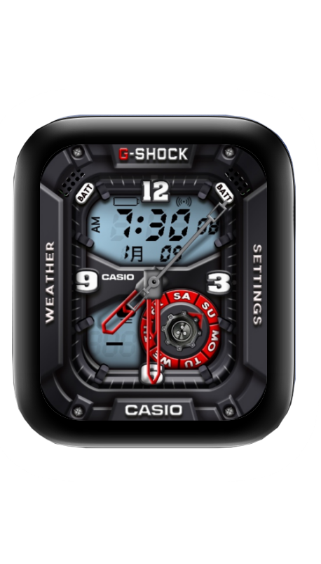 CASIO卡西欧数字表盘