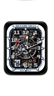 RICHARD MILLE理查德机械数字指针表盘