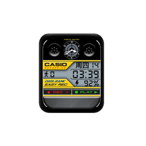 CASIO卡西欧数字表盘