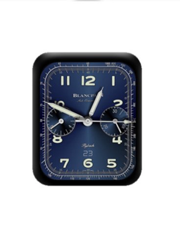 宝珀Blancpain数字指针蓝色表盘