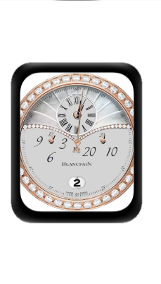 宝珀Blancpain数字指针表盘