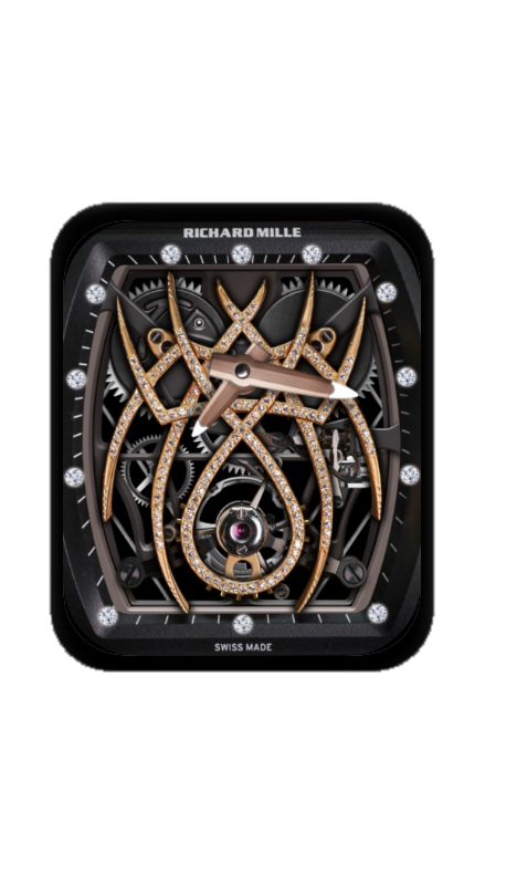 理查德米勒(RICHARD MILLE)镂空机械指针表盘