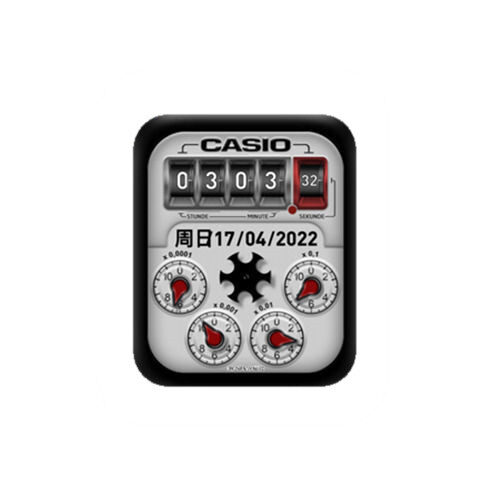 CASIO卡西欧数字指针表盘