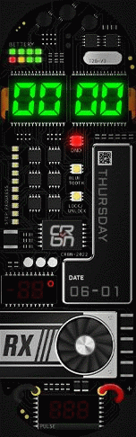 朋克电路风表盘