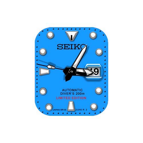 SEIKO精工数字指针表盘