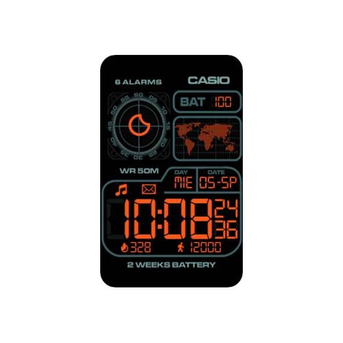 CASIO卡西欧数字华为Watch Fit表盘