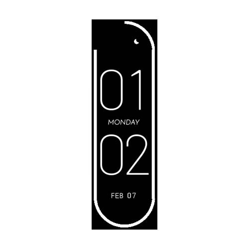 小米Band 6 数字运动表盘